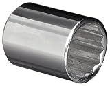 Martin BM1214 14mm Type II Opening 3/8' Square Drive Socket, 12 Points Standard, 25.7mm Length, Chro