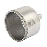 uxcell ガラスホールソー 45mm 金属 ダイヤモンド粒子 8×20mm シルバートーン