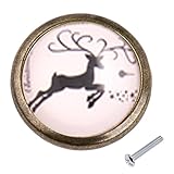 SunniMix 丸い　金属　キャビネット　ノブ　食器棚　引き出し　引き手　プルノブ　ハンドル　装飾的　交換ノブ　全2種　 - #02