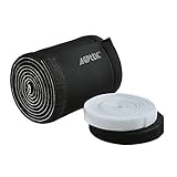 AGPtekネオプレン調節可能なケーブル袖のテレビコンピュータケーブル管理袖 CSMS