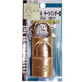 WAKI TWE 同一キーシリンダー錠 30mm 2個付