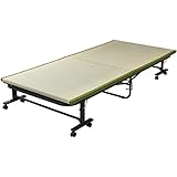 山善(YAMAZEN) 折りたたみベッド 畳 シングル グリーン 幅91.5×奥行195×高さ33cm TOB-1(GR)