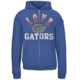 Florida Gators – Glitter LoveロゴGirls Juvy Zip Hoodieブルー ブルー