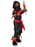 Black & Red Ninja Toddler Costume 2-4T [並行輸入品]