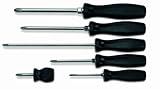Williams 100P-6PD 6-Piece Premium Phillips Screwdriver Set by Snap-on Industrial Brand JH Williams [