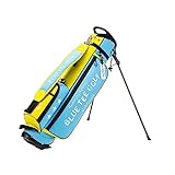 ノーブランド ブルーティーゴルフ ストレッチ 6.5インチ スタンドバッグ CB-022 イエロー