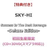 【特典付】 SKY-HI Success Is The Best Revenge -Deluxe Edition- 【 初回生産限定盤 】(CD+3DVD(スマプラ対応))【特典:ジャケ写指ステッカー】