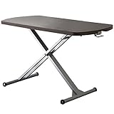 大川家具 東馬 エバー 昇降テーブル ブラウン