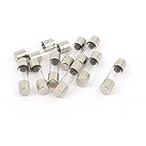 uxcell ガラスヒューズ　250V 0.75A 　クイックフェラ　5mm x 20mm　ガラス　金属　10個入り