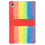 windykids docomo LAVIE Tab T10d/LAVIE Tab T10 ケース T1055EAS/T1055ETS TAB10/F02 カバー 虹 PC-T1055ETS/PC-T1055EAS PC-TAB10F02 10.1inch 2022年版 10.1インチ NEC互換 管理番号case065 TB-328F(M10-3rd),虹(1case)