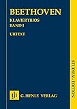 ベートーヴェン: ピアノ三重奏曲集 第1巻/原典版/ヘンレ社/中型スタディ・スコア