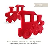 Lil' Teethers Baby Teething Toys. Bendable & Freezer friendly. Highly Recommended by Moms. 100% Sili