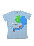 (ミキハウス) MIKIHOUSE ホットビスケッツ（HOT BISCUITS）プリント＆キャラクター半袖Ｔシャツ 72-5204-842 (110ｃｍ, ブルー)