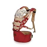 （レーチャミ）le charme抱っこひも赤ちゃん 新生児ベビーキャリア 多機能抱っこ紐 通気性　3ヶ月から36までの赤ちゃん 赤い