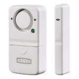 Xavax Window/Door Alarm Sensor with Siren [111986] [並行輸入品]