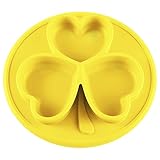 AngelaKerry お食事マット ランチョンマット ランチプレート シリコン 離乳食 ベビー食器 幼児 赤ちゃん 子供 キッズ 滑り止め - 黄色