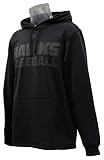SoftBank HAWKS(ソフトバンクホークス) 福岡ソフトバンクホークスMajestic製裏フリースパーカー(ブラック/XLサイズ)