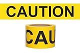 Swanson BT20CWP3 3-Inch by 200-Feet 2-MIL Barricade Tape Caution with Wet Paint Yellow/Black Print b