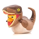 TUBBZ Velociraptor コレクション用ゴム製アヒルのぬいぐるみ - ジュラシックパーク公式グッズ - レトロなテレビ&映画ぬいぐるみ