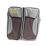 ノーブランド品 携帯　折り畳み式　多機能　旅行　保育園　ベビーベッド　マザーズバッグ　おむつ袋　ベビーカー　ベビーバシネット　全4色選べる - グレー