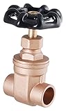 LDR 022 1215 1-Inch Sweat Gate Valve, Lead Free Brass [並行輸入品]