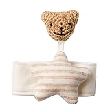 日本製　オーガニックコットン　リストバンド　ベビーおもちゃ　クマ　Amorosa mamma　アモローサマンマ