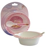 Spel 004625 Babies' Crockery Set 2 Pieces Winnie the Pooh Theme Pink by Spel