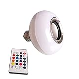 niceeshop ( TM ) LED RGBカラー電球ライトe27 Bluetoothコントロールスマート音楽オーディオスピーカーランプBluetoothスピーカー電球withのリモート・コントロ
