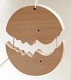 満月 (木のおもちゃ 昇り人形) 木育