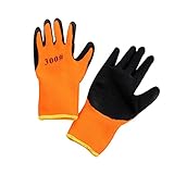 Firlar　作業用手袋　労働グローブ　園芸用手袋 防水 草取り 滑り止め 耐磨耗 掘りと植栽手袋 バラ手袋 　ブラック＋イエロー