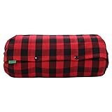 acortile(アコルティーレ) 抱っこひも収納カバー L 日本製 【ギンガム赤×グレー】 90日保証 リバーシブル 裏生地グレー シッカリ生地 ★エルゴアダプト・ベビービョルン収納可能なLサイズ★