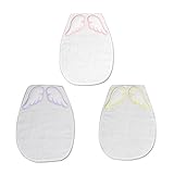 kinokoo 　汗とりパット　汗取りパッド　リバーシブル ベビー　子供　ガーゼ パイル 3枚組（ハンドタオルセット）コット100％　赤ちゃん 乳児 取替ラクラク (D組)