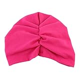 Ochine ベビー キッズ帽子 柔らかいニット帽 キャップ コットン 保温 かわいいインド風 子ども 女の子 男の子 秋 冬 シンプル 赤ちゃん 1-6歳設定