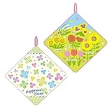 ループタオル ハンドタオル タオルハンカチ ループ付き タオル 抗菌防臭加工 2枚組 fo-500h 女の子セットNo.04