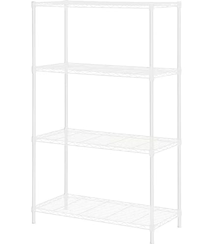 Amazon｜ニトリ(NITORI) スチールラック CUSTOM 4段 ホワイト 幅
