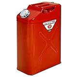矢澤産業 縦型ガソリン携帯缶 20L レッド 【品番：CRT20】