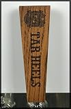 North Carolina TarヒールソリッドOak Engravedタップハンドル