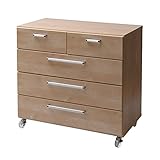 日本製 大川家具 クローゼット収納4段チェスト幅90高さ86キャスター付ナチュラル um0103 北海道・沖縄・東北・離島等の地域は別途送料あり avt