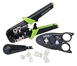 Greenlee PA4909 Network Tool Bundle with Data SureStrip, All-in-One Tool, Non-Impact 110 Punchdown T