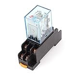uxcell 電源リール　パワーリール　プラスチック　電気部品　ブラック　ブルー　 LY2NJ