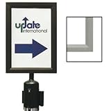 Update International RS-SF/BK Black Sign Frame for Stanchion Belt [並行輸入品]