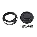 Ttartisans 43mm レンズフード、43mm レンズフード、レンズフード 43mm ブラックメタルレンズフード、プラスチックレンズ付きライカ写真アクセサリー用