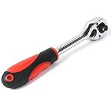1ピース3 in1の1/4 "1/2" 3/8 "高トルクラチェットレンチ用ソケット72歯クイックリリース平方ヘッドスパナソケットドライブハンドツール