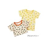 Ｔシャツ２枚セット　アヒル×バニー　80
