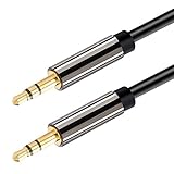 ステレオミニプラグ オーディオケーブル GLCoar 標準3.5mm AUX接続 延長 高音質再生 (1m) (オス/オス)
