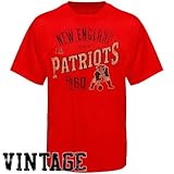 NFL新しいEngland Patriots Line to GainビンテージTシャツ – レッド( L )