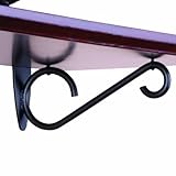 John Sterling Teardrop Scroll Florentine Bracket, 6-Inch, Bronze by John Sterling
