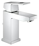 Grohe 23 129 Eurocube 1.5 GPM単穴浴室の蛇口with SilkMove and Quic、 .375 23129000 1