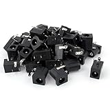 uxcell　DC電源ジャック　DC電源ジャックソケット　バレル型　基板実装　45個　2.1mm x 5.5mm　DC-005アウトレット 3ピン