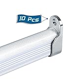Alise 10個クローゼットロッドフランジソケットブラケットホルダー、fl1010 – 10pクローム仕上げ